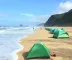 Barracas de praia na Praia do Gunga: estrutura, maré, acesso e dicas de visita