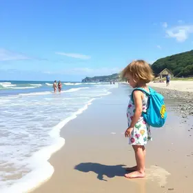 Praia de Lages com crianças: estrutura, maré, acesso e dicas de visita