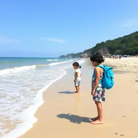Praia de Bitingui com crianças: estrutura, maré, acesso e dicas de visita