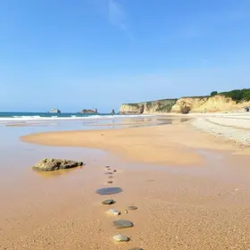 Maré baixa na Praia de Garça Torta: estrutura, maré, acesso e dicas de visita