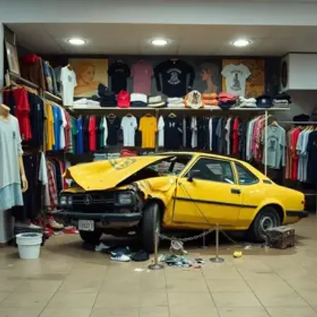 VÍDEO: carro invade loja de roupas em galeria na Mangabeiras, em Maceió