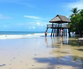 Maré baixa na Praia de Tabuba: estrutura, maré, acesso e dicas de visita