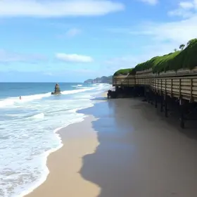Estrutura da Praia de Sonho Verde: estrutura, maré, acesso e dicas de visita